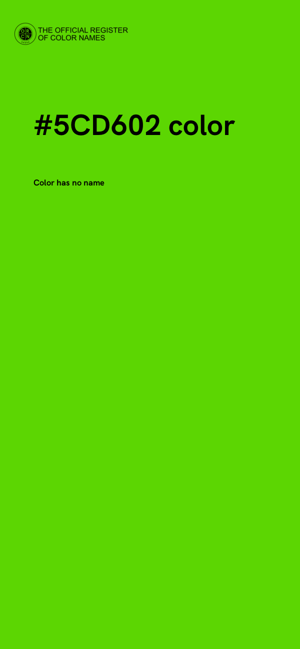 #5CD602 color image