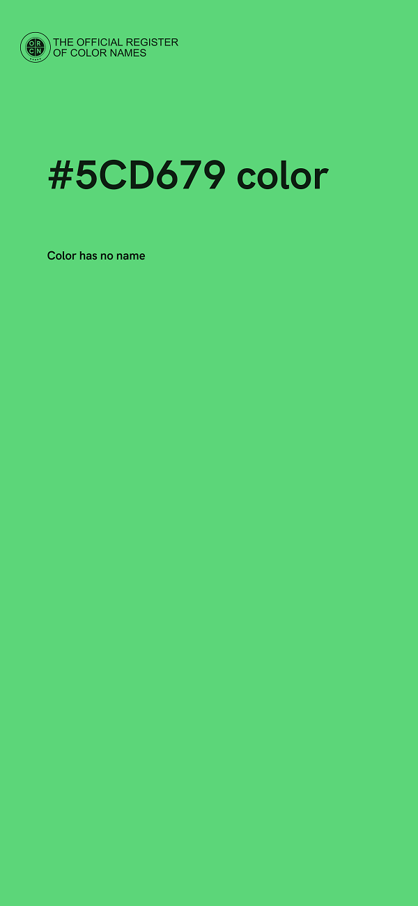 #5CD679 color image