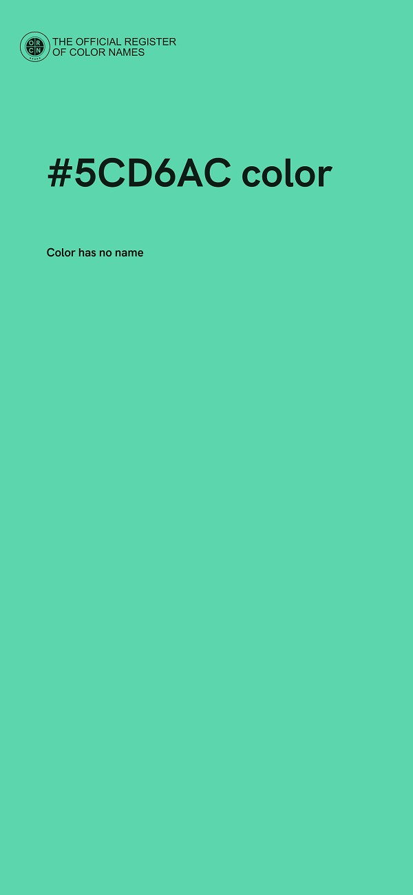 #5CD6AC color image
