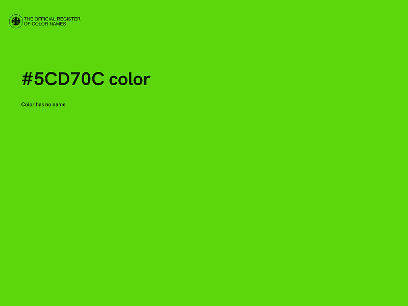 #5CD70C color image