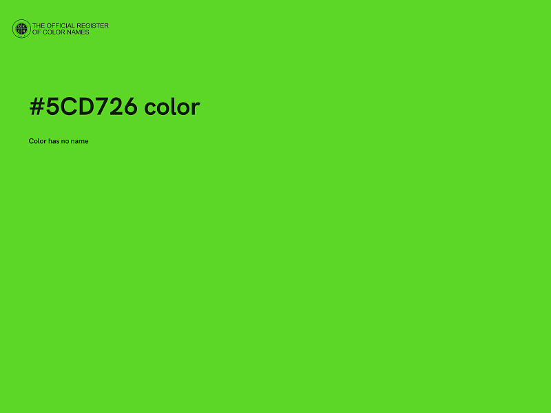 #5CD726 color image