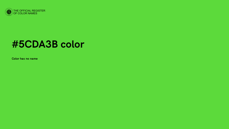 #5CDA3B color image