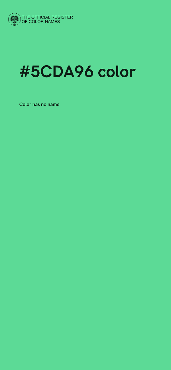 #5CDA96 color image