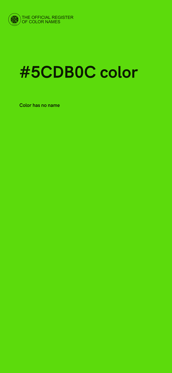 #5CDB0C color image