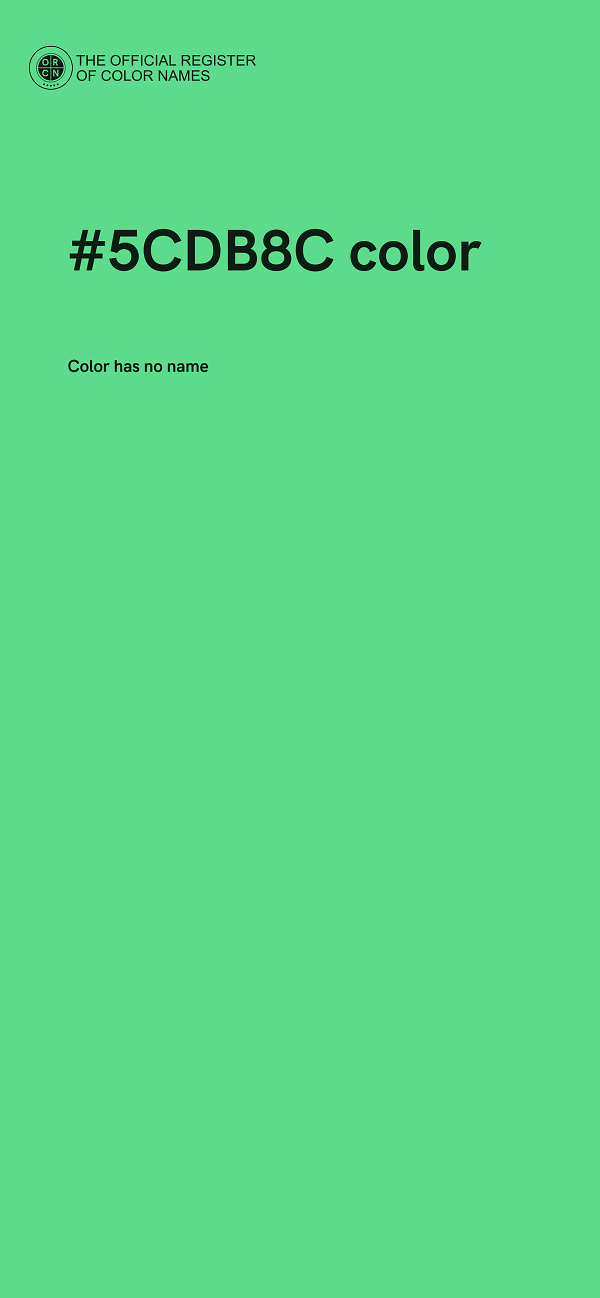 #5CDB8C color image