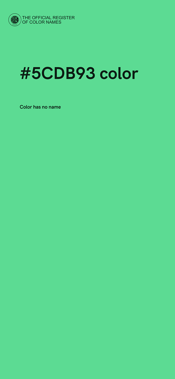 #5CDB93 color image