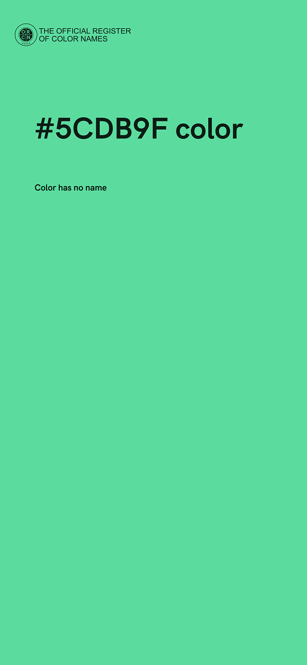 #5CDB9F color image