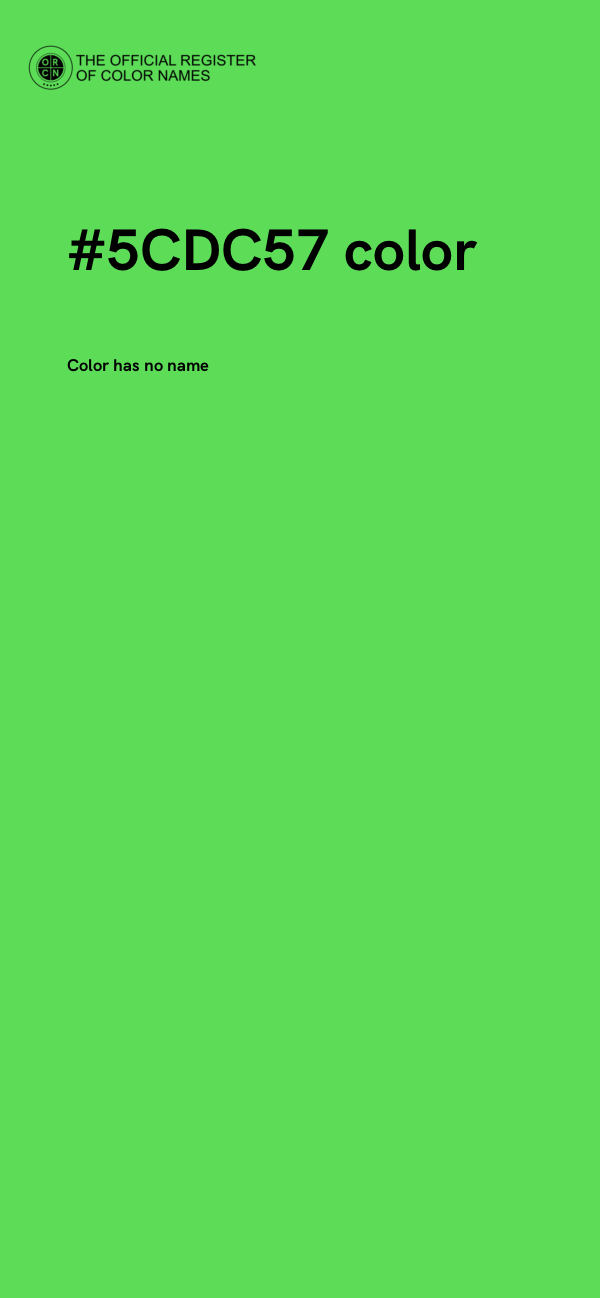 #5CDC57 color image