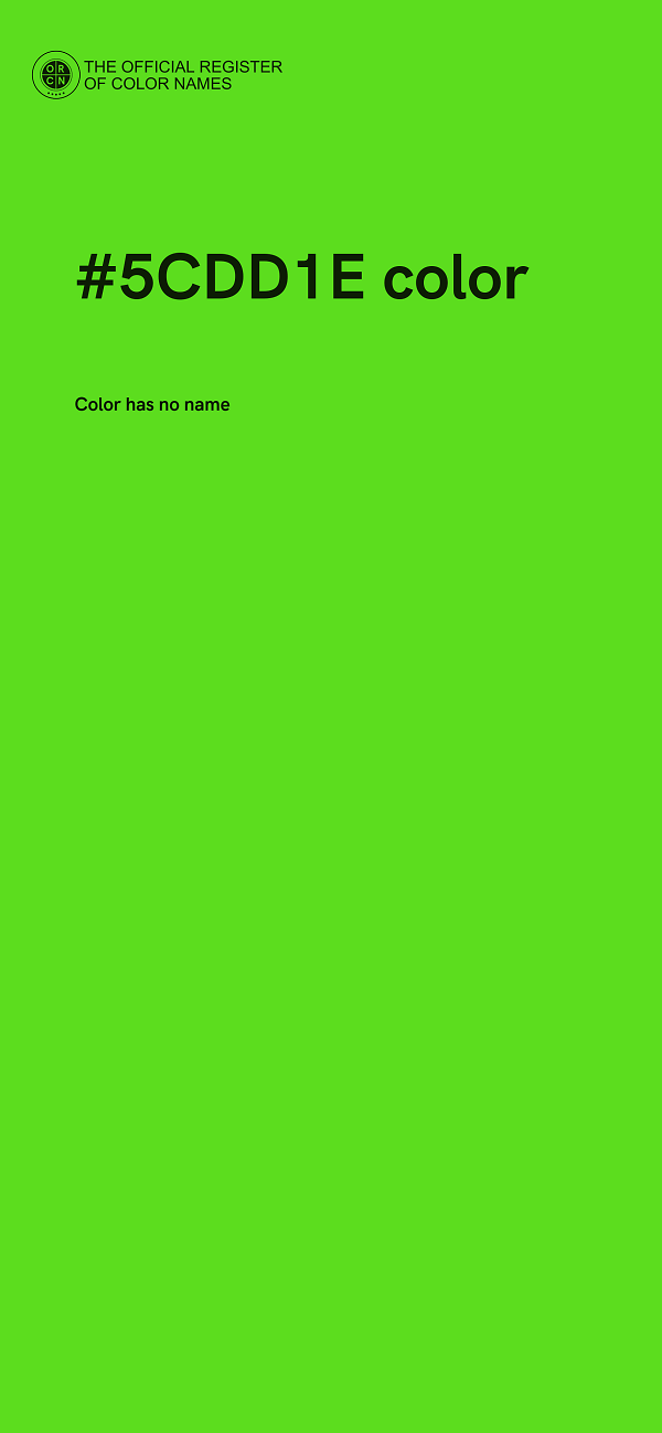 #5CDD1E color image