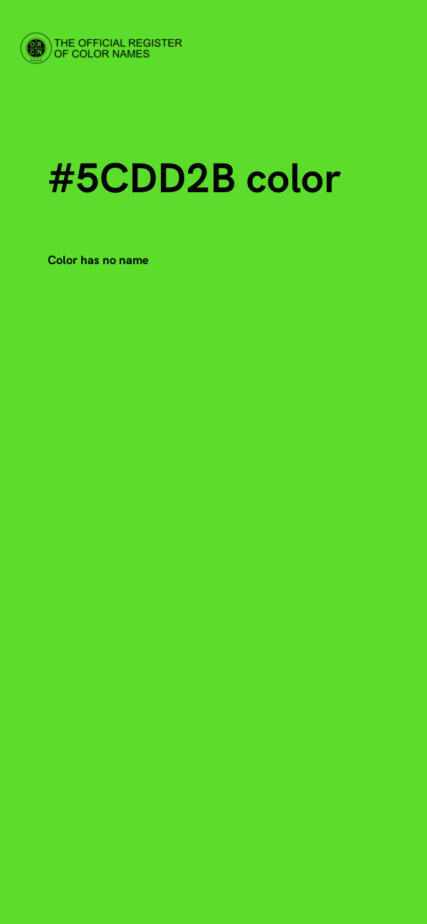 #5CDD2B color image