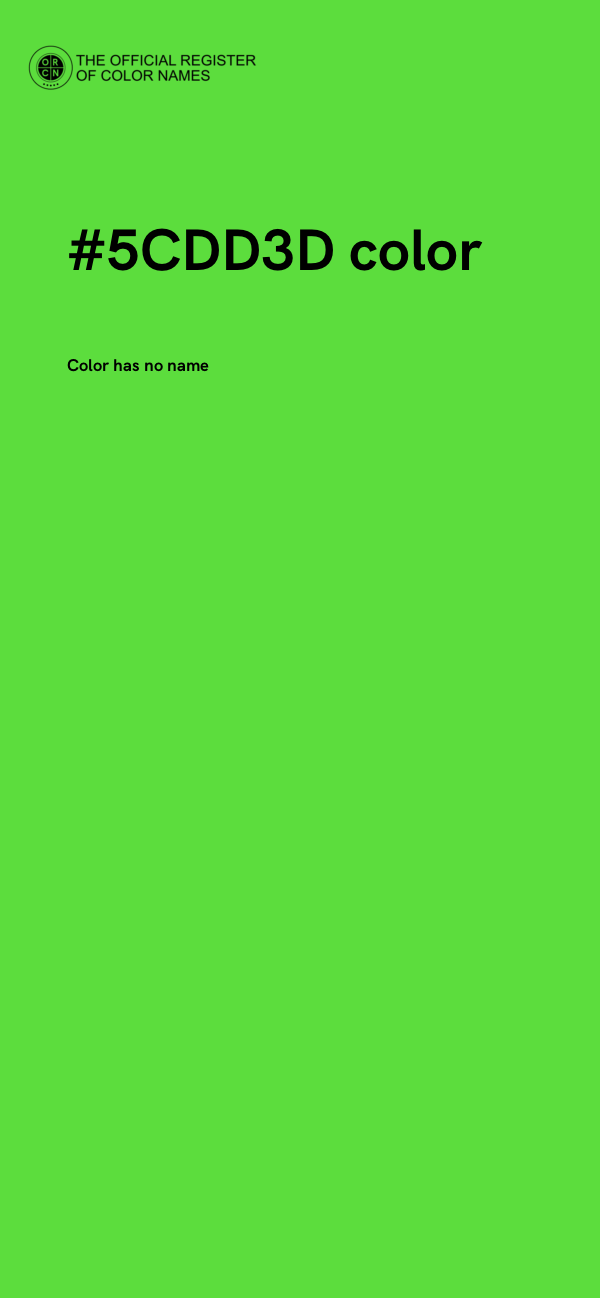 #5CDD3D color image