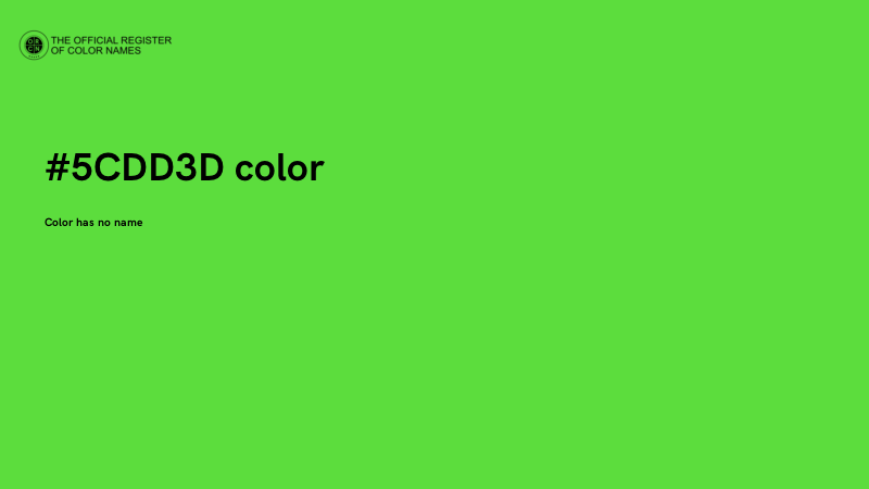 #5CDD3D color image