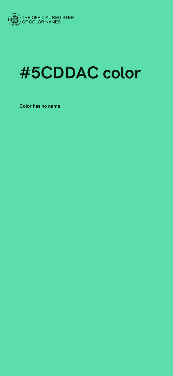 #5CDDAC color image