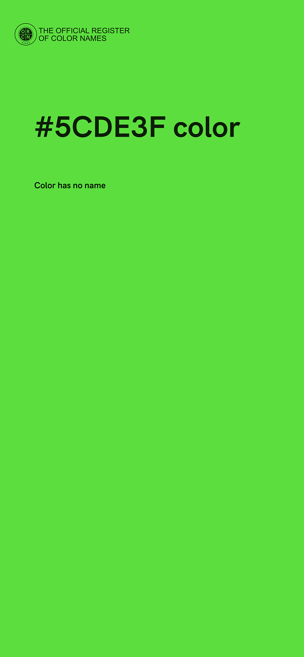 #5CDE3F color image