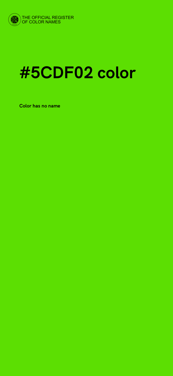 #5CDF02 color image