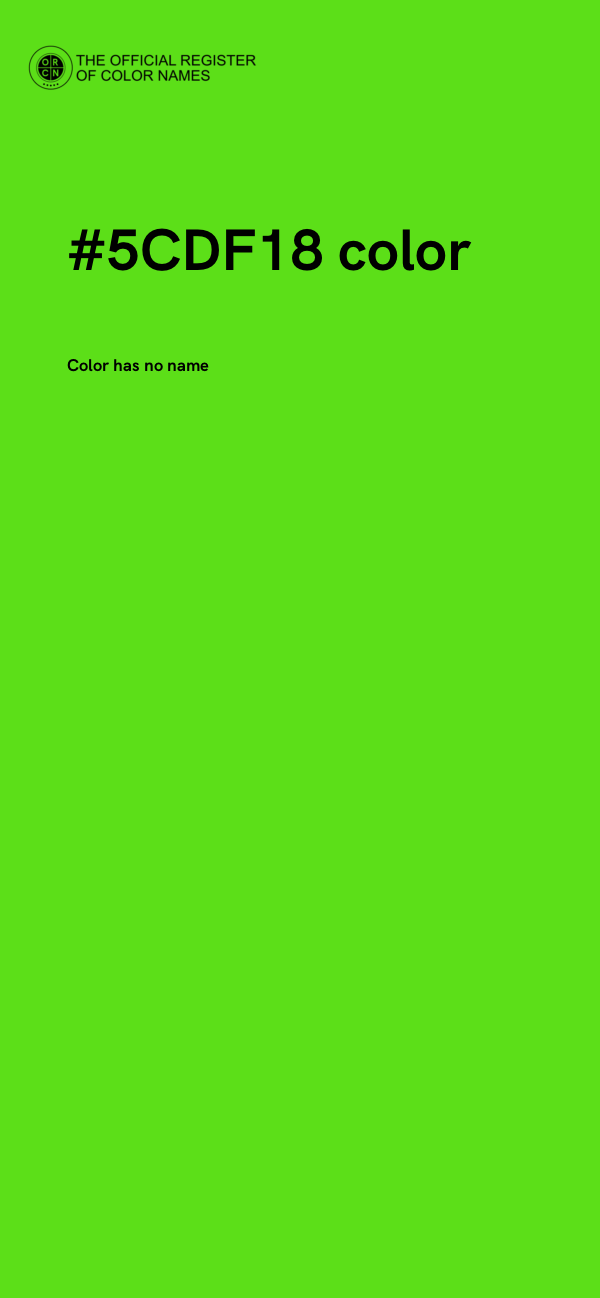 #5CDF18 color image