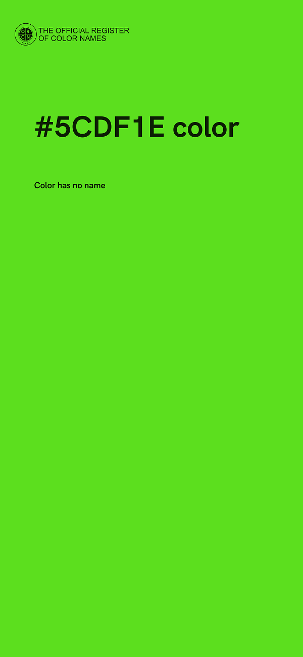#5CDF1E color image