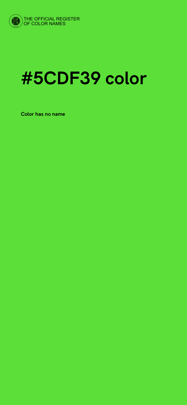 #5CDF39 color image