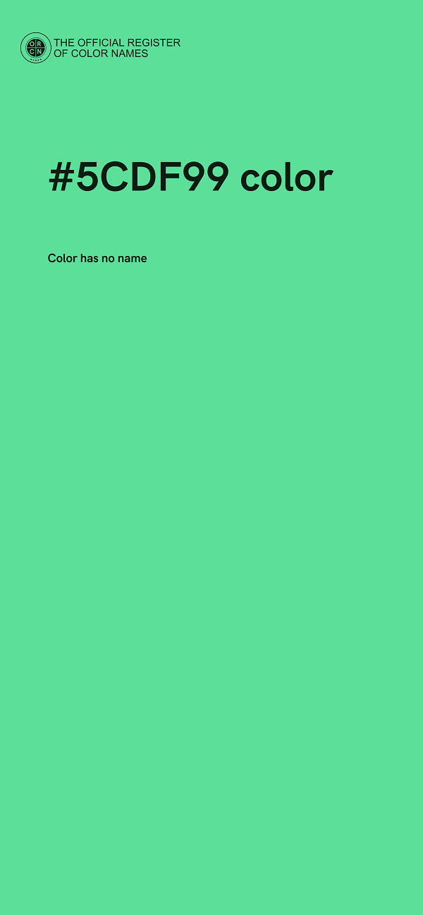#5CDF99 color image