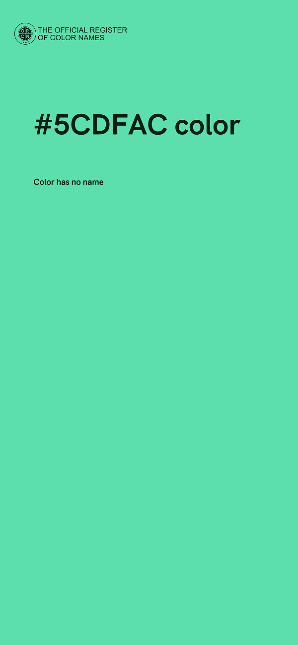 #5CDFAC color image