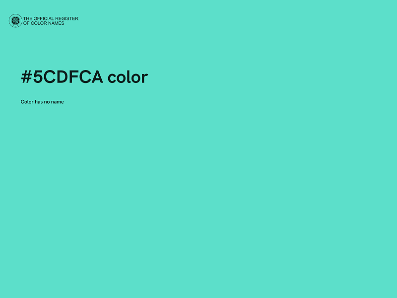 #5CDFCA color image