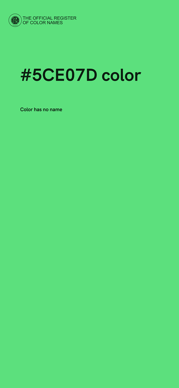 #5CE07D color image