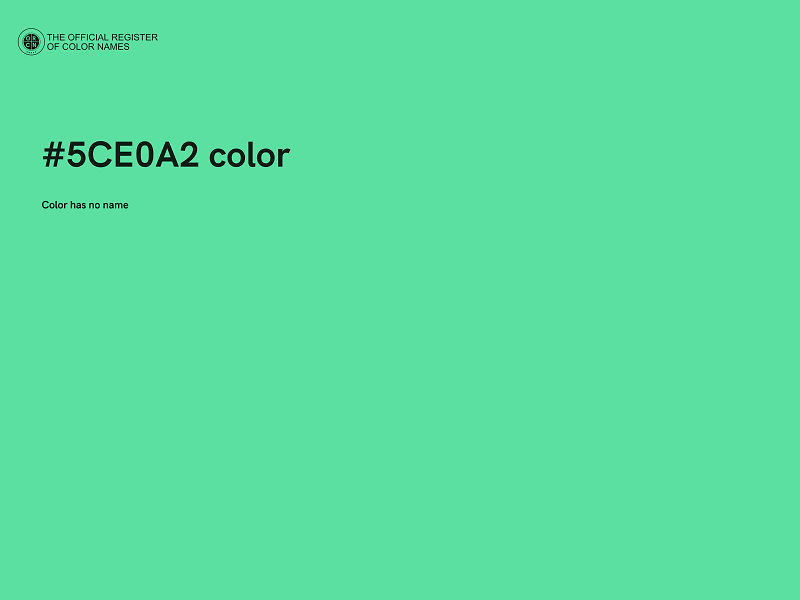 #5CE0A2 color image