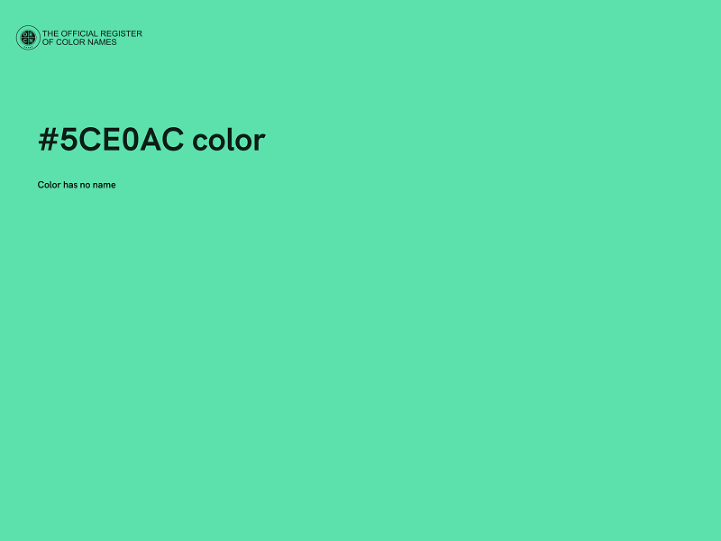 #5CE0AC color image