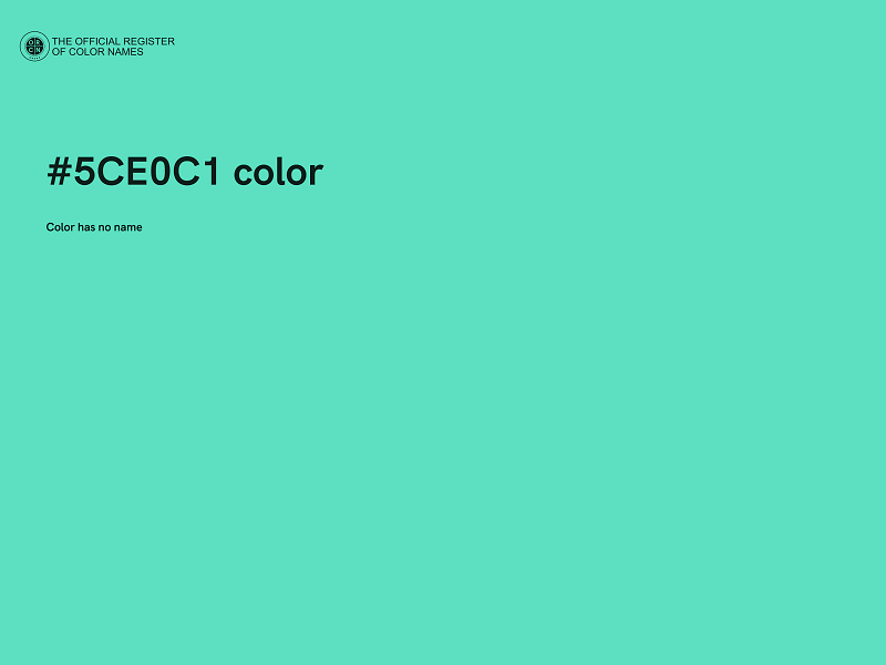 #5CE0C1 color image