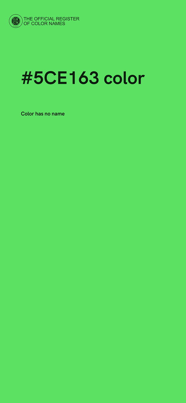 #5CE163 color image