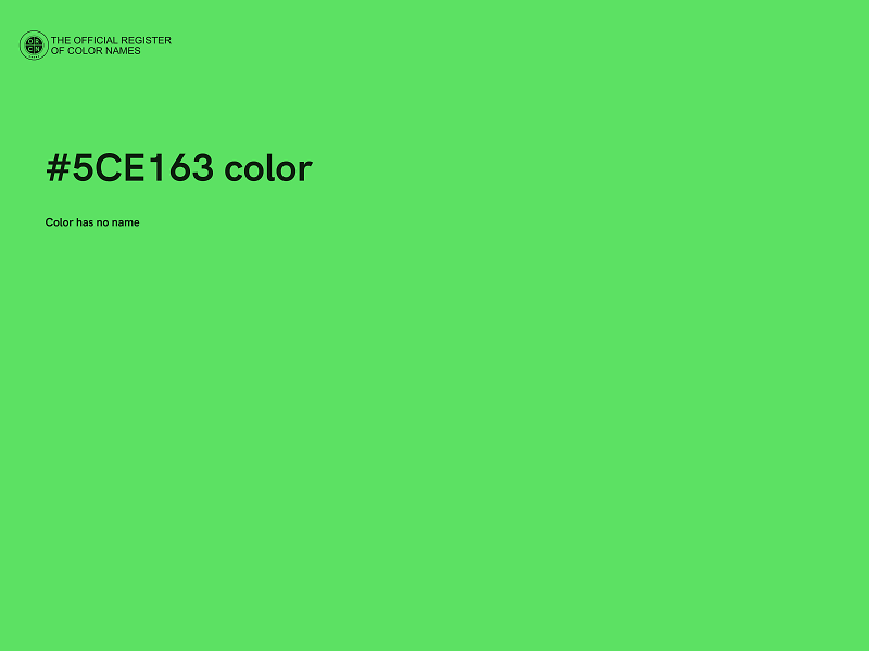 #5CE163 color image
