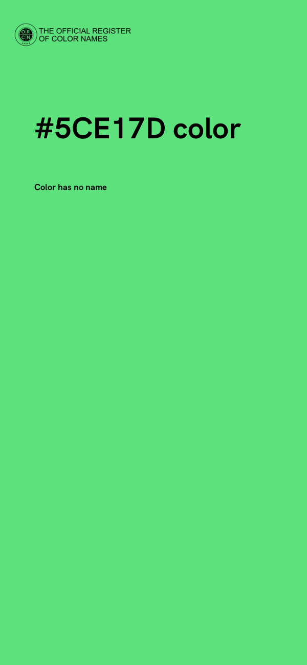 #5CE17D color image