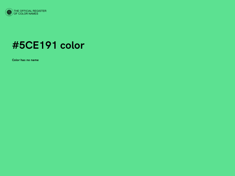 #5CE191 color image