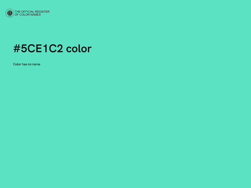 #5CE1C2 color image