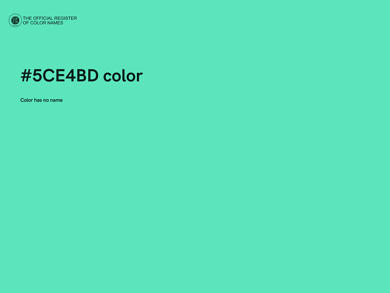 #5CE4BD color image