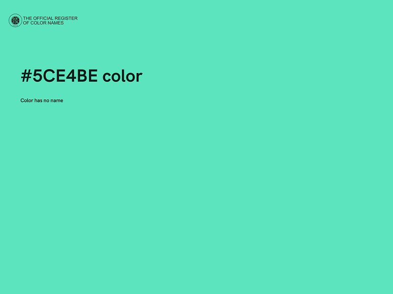 #5CE4BE color image