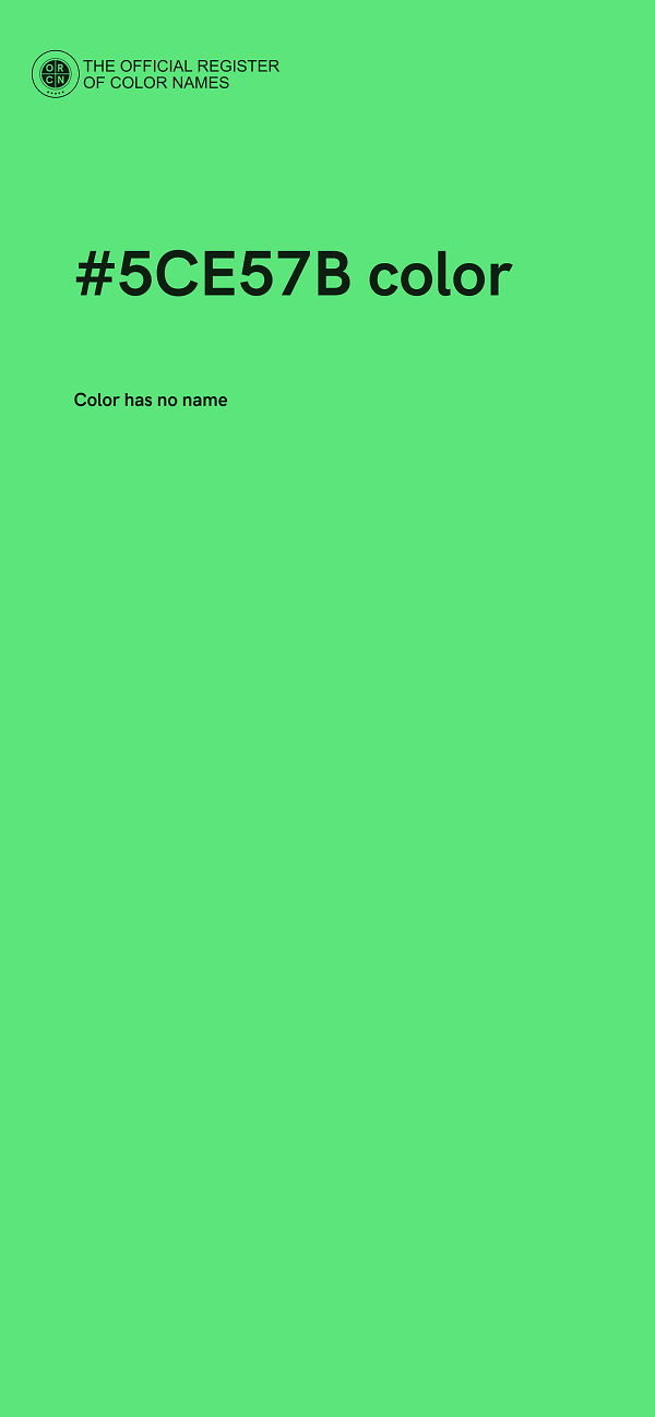 #5CE57B color image
