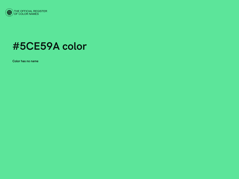 #5CE59A color image