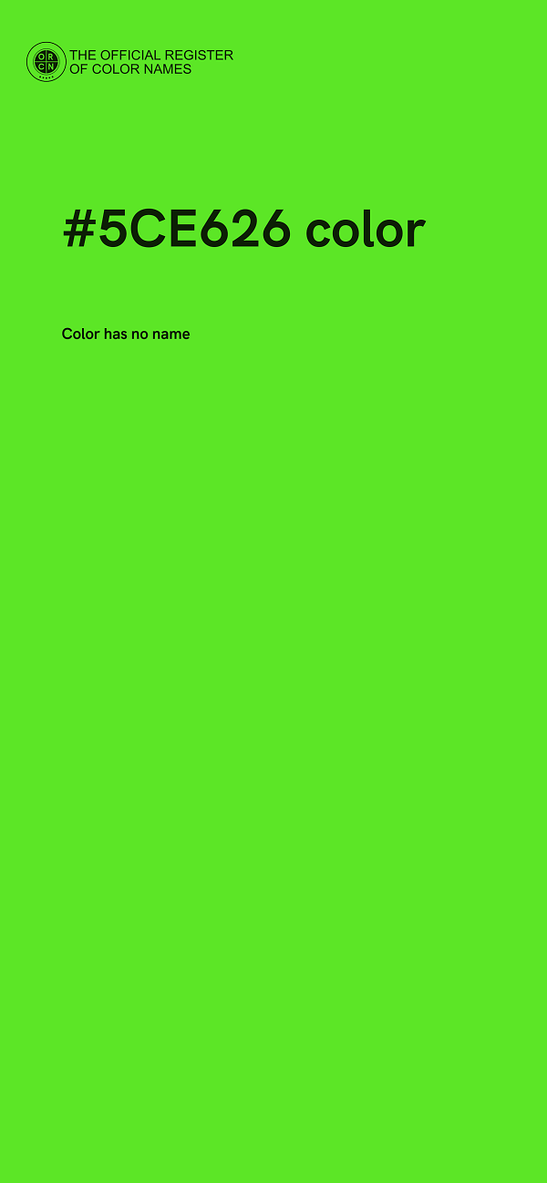 #5CE626 color image