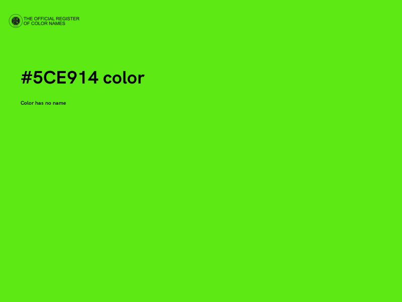 #5CE914 color image