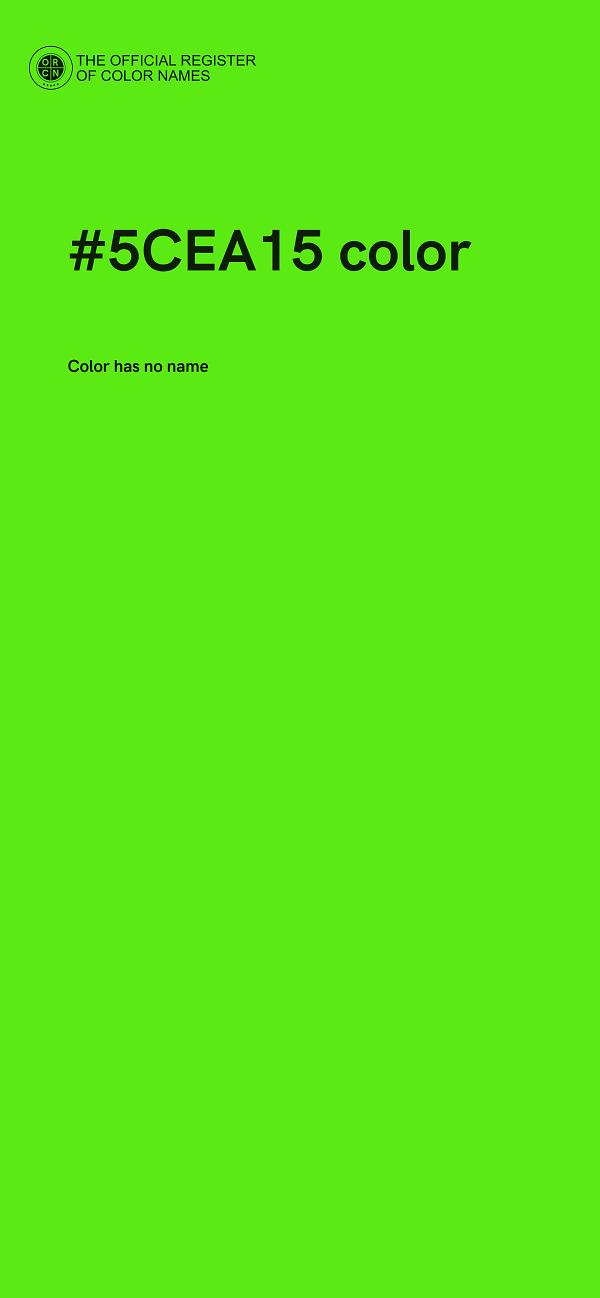 #5CEA15 color image