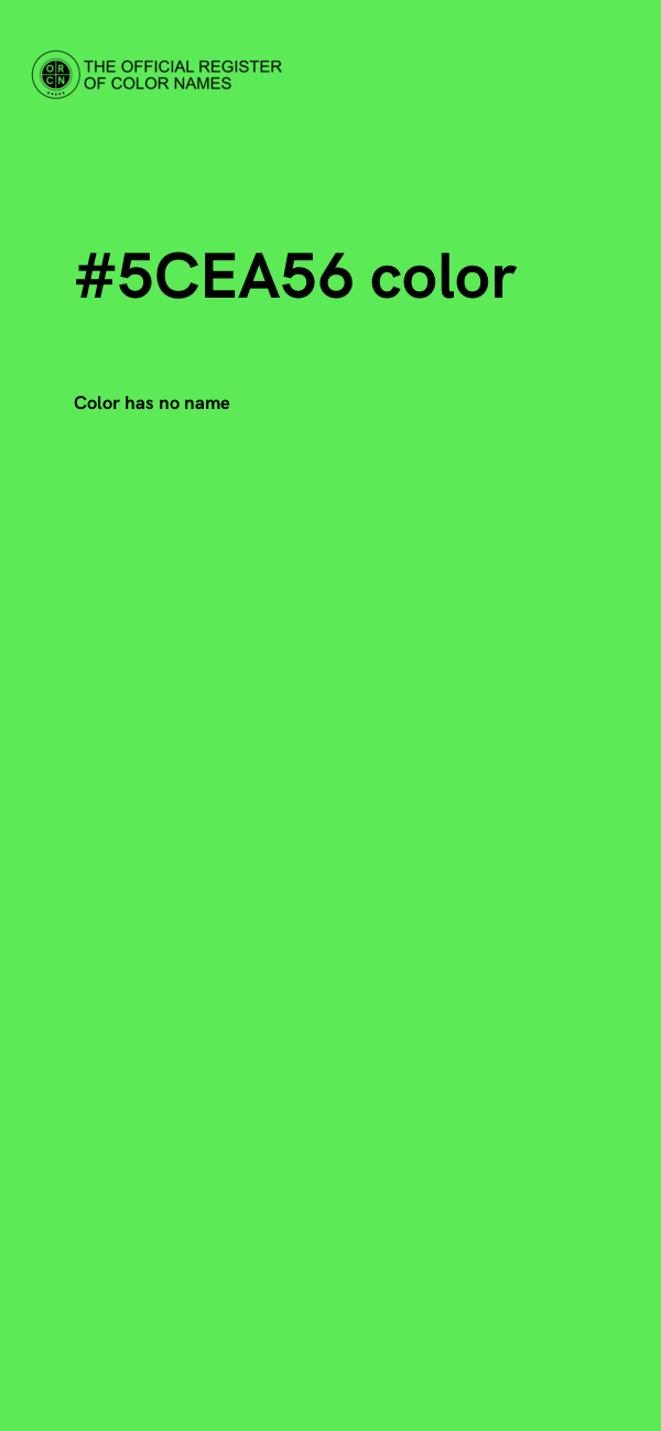 #5CEA56 color image