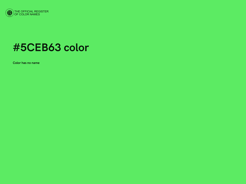#5CEB63 color image