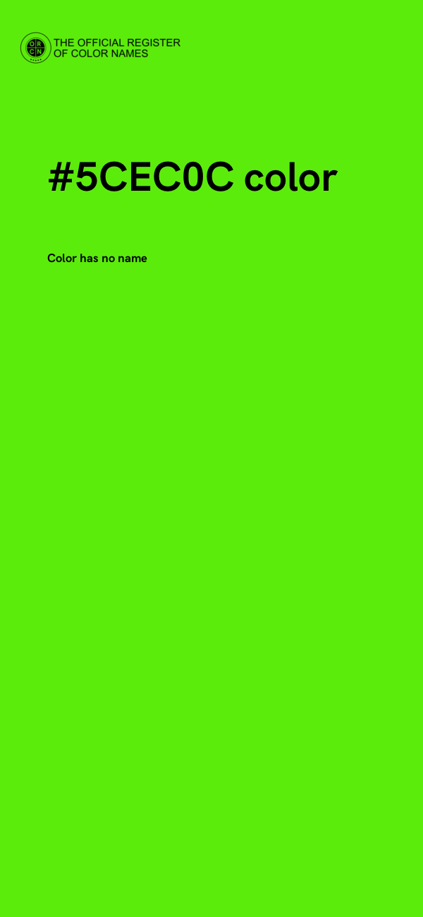 #5CEC0C color image