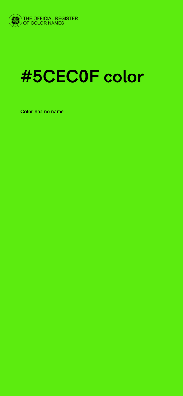 #5CEC0F color image