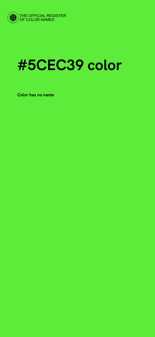#5CEC39 color image