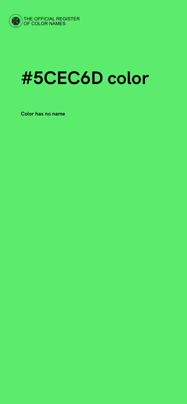 #5CEC6D color image
