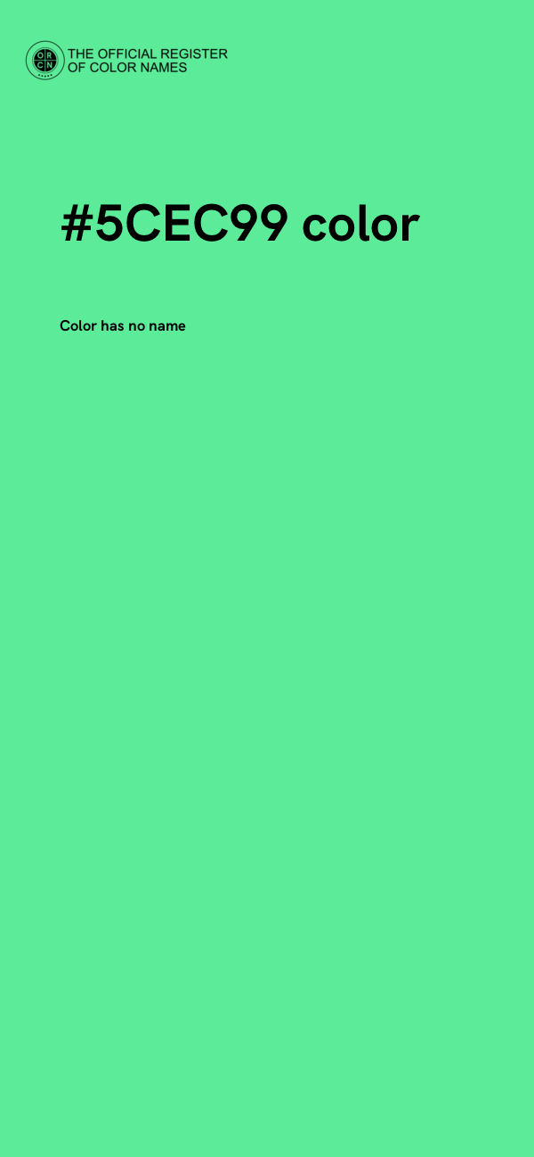 #5CEC99 color image