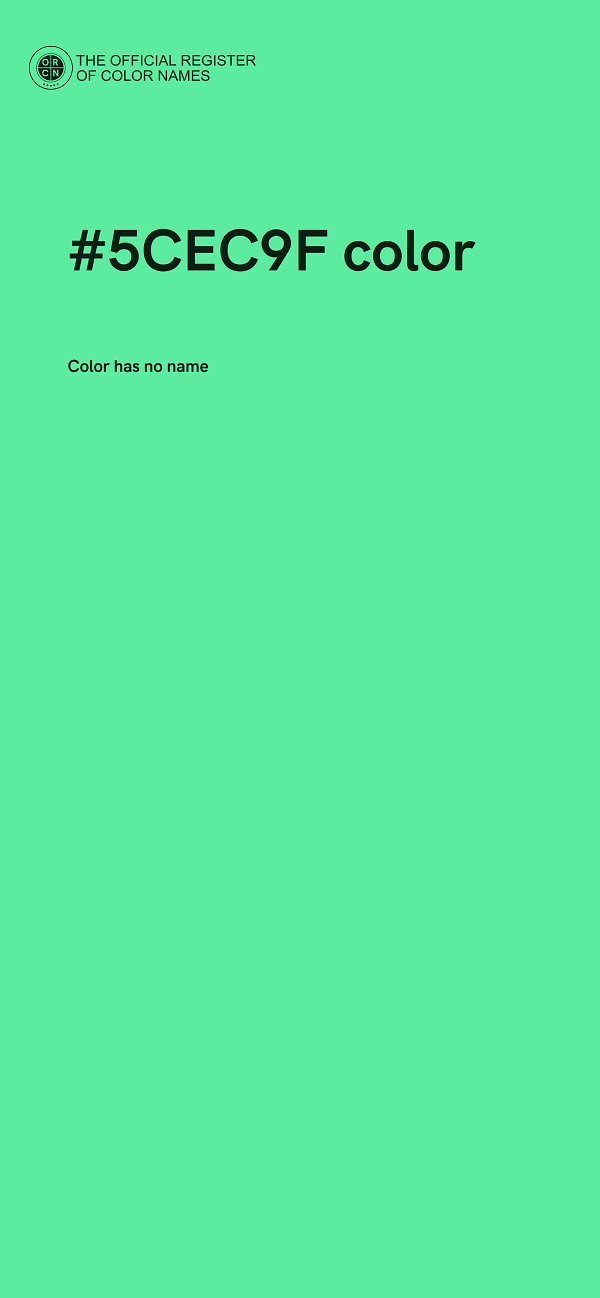 #5CEC9F color image