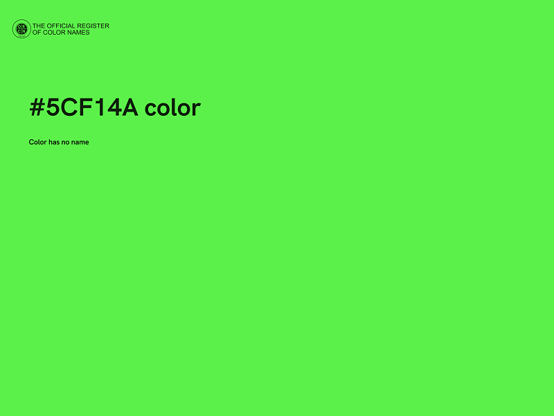 #5CF14A color image